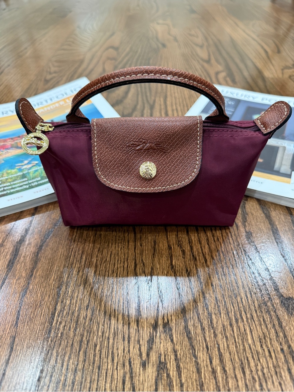 LONGCHAMP LE PLIAGE ORIGINAL POUCH WITH HANDLE